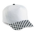 5 Panel Racing Cotton Twill Cap w/ Snap Closure